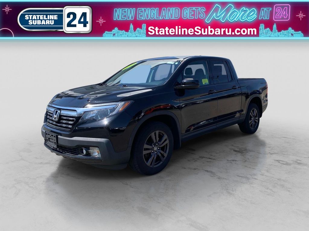 Black 2019 Honda Ridgeline Sport AWD Pickup Truck All-Wheel Drive 6-Speed Automatic