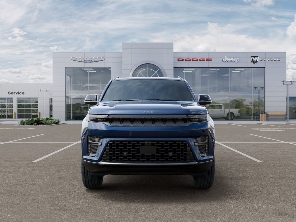 New 2026 Fathom Blue Pearlcoat Jeep Summit Obsidian image 6