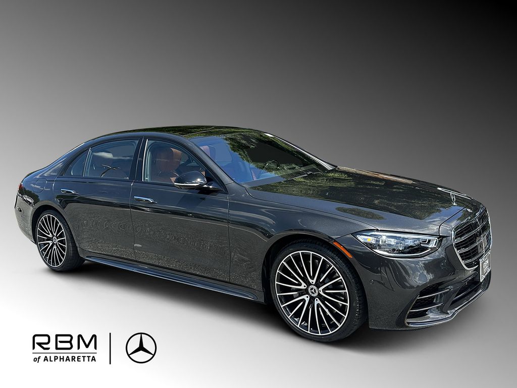 Gray 2024 Mercedes-Benz S-Class Sedan All-Wheel Drive 9-Speed Automatic