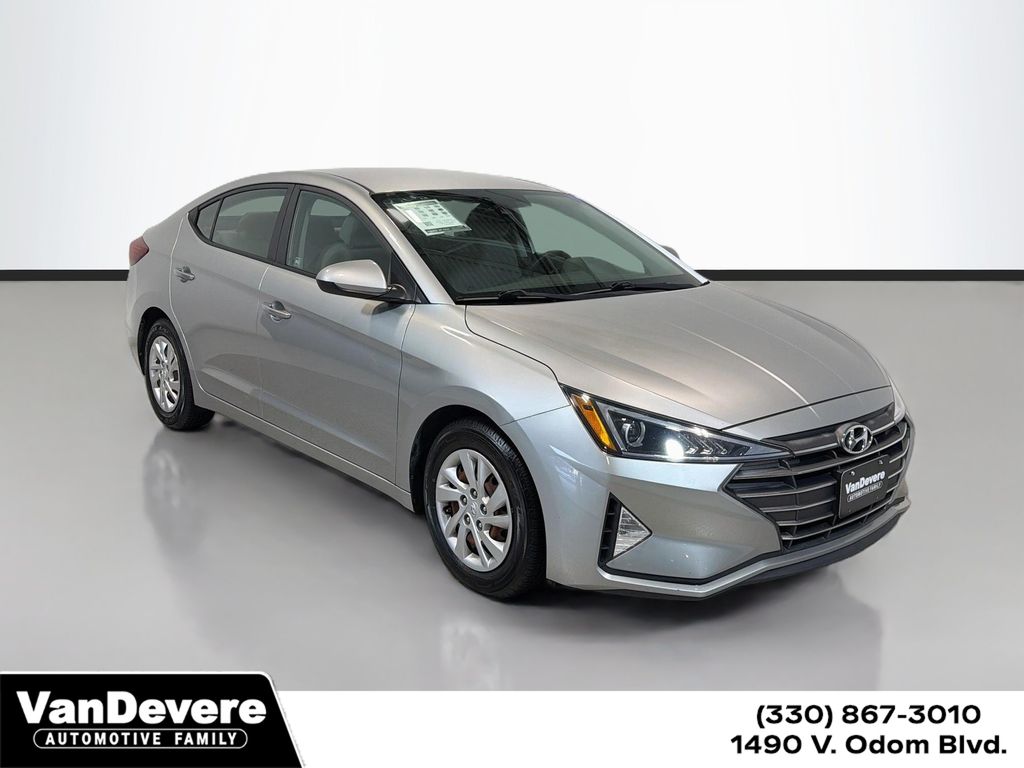 Stellar Silver 2020 Hyundai Elantra Sedan Front-Wheel Drive Continuously Variable Transmission