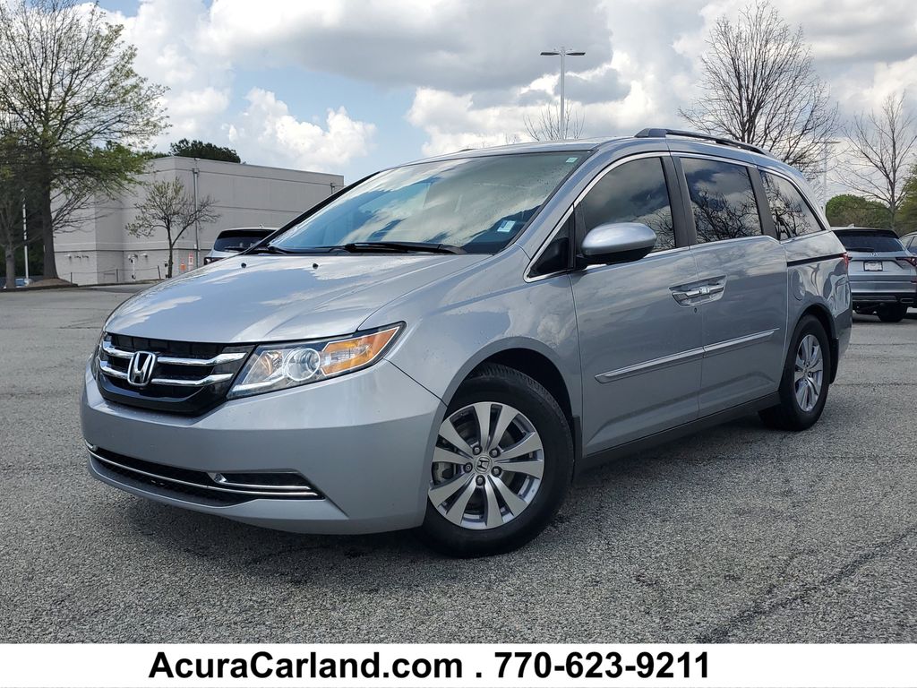 Lunar Silver Metallic 2017 Honda Odyssey EX-L FWD Minivan Front-Wheel Drive 6-Speed Automatic