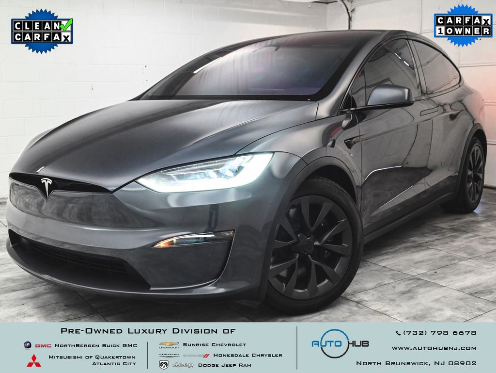 Stealth Gray 2023 Tesla Model X Standard Range AWD Sedan All-Wheel Drive 1-Speed Automatic