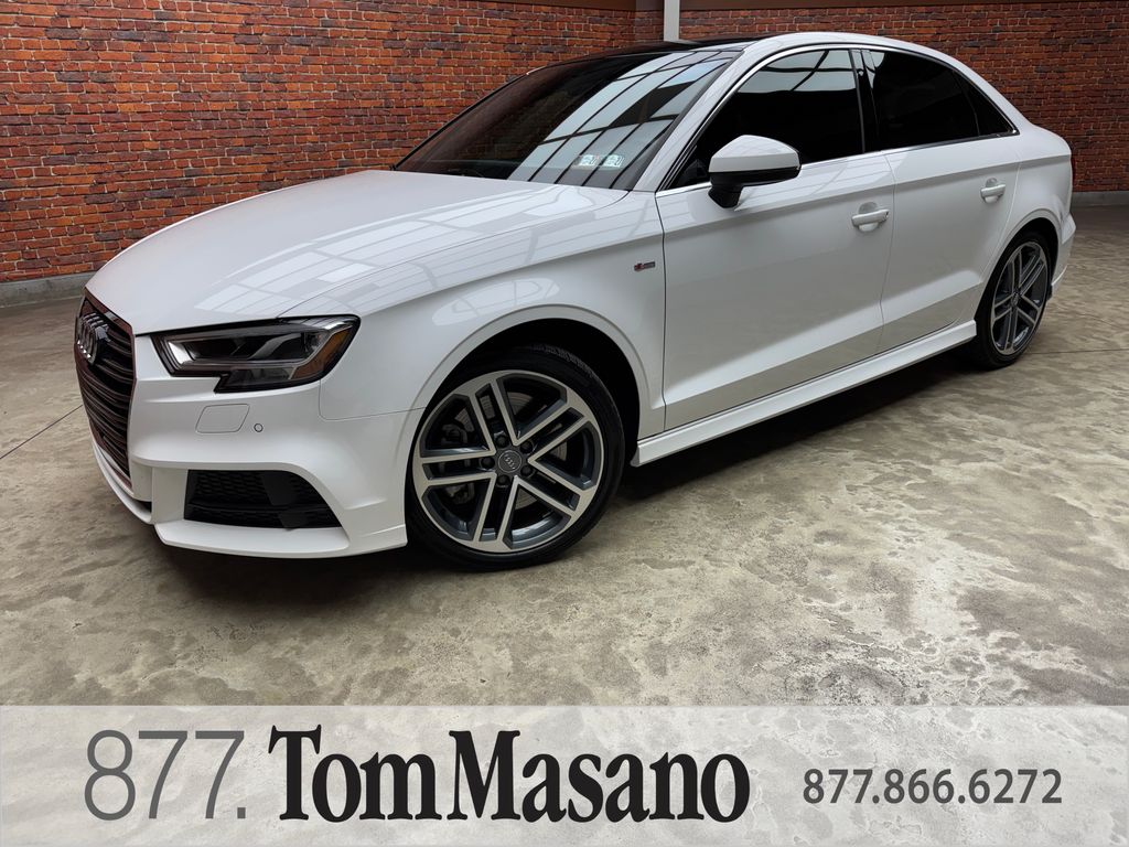 Ibis White 2019 Audi A3 Sedan All-Wheel Drive 7-Speed Automatic