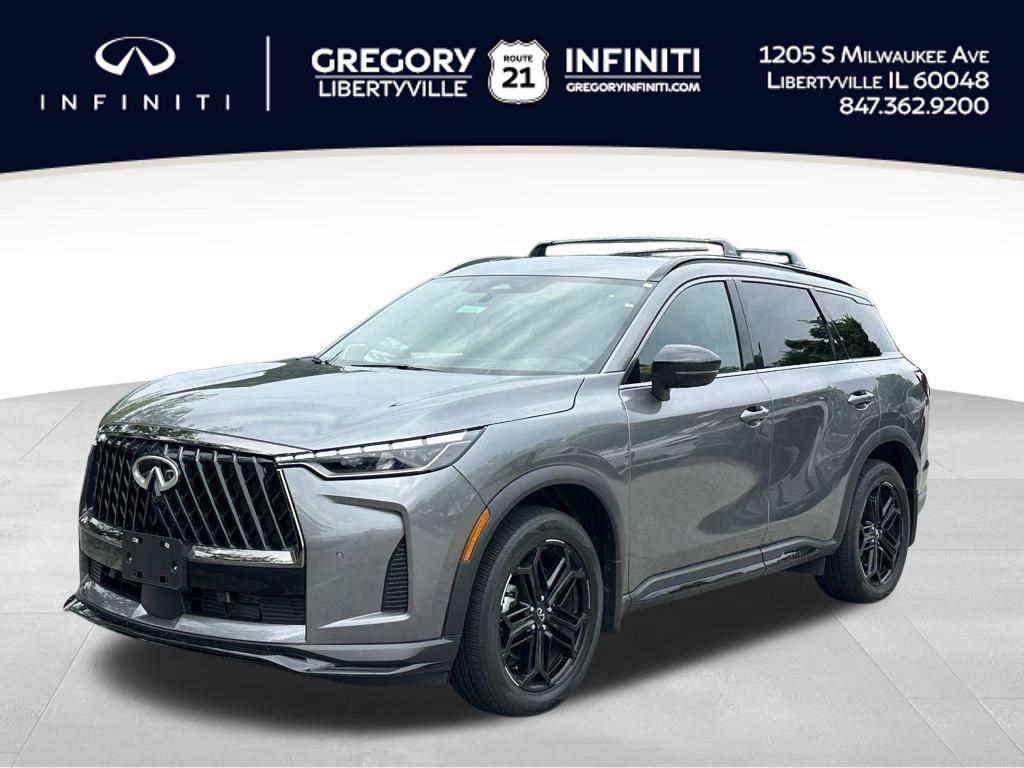 Gray (Graphite Shadow/Black Obsidian) 2026 INFINITI QX60 SUV / Crossover All-Wheel Drive 9-Speed Automatic