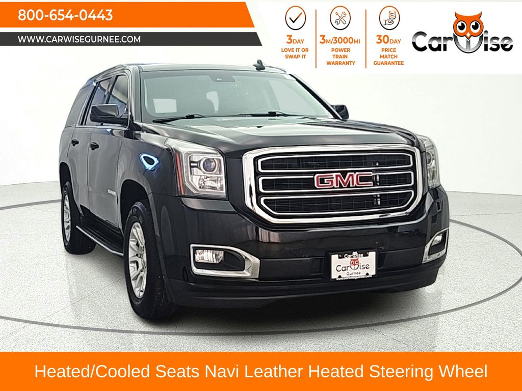 Onyx Black 2017 GMC Yukon SUV / Crossover Four-Wheel Drive 6-Speed Automatic Overdrive