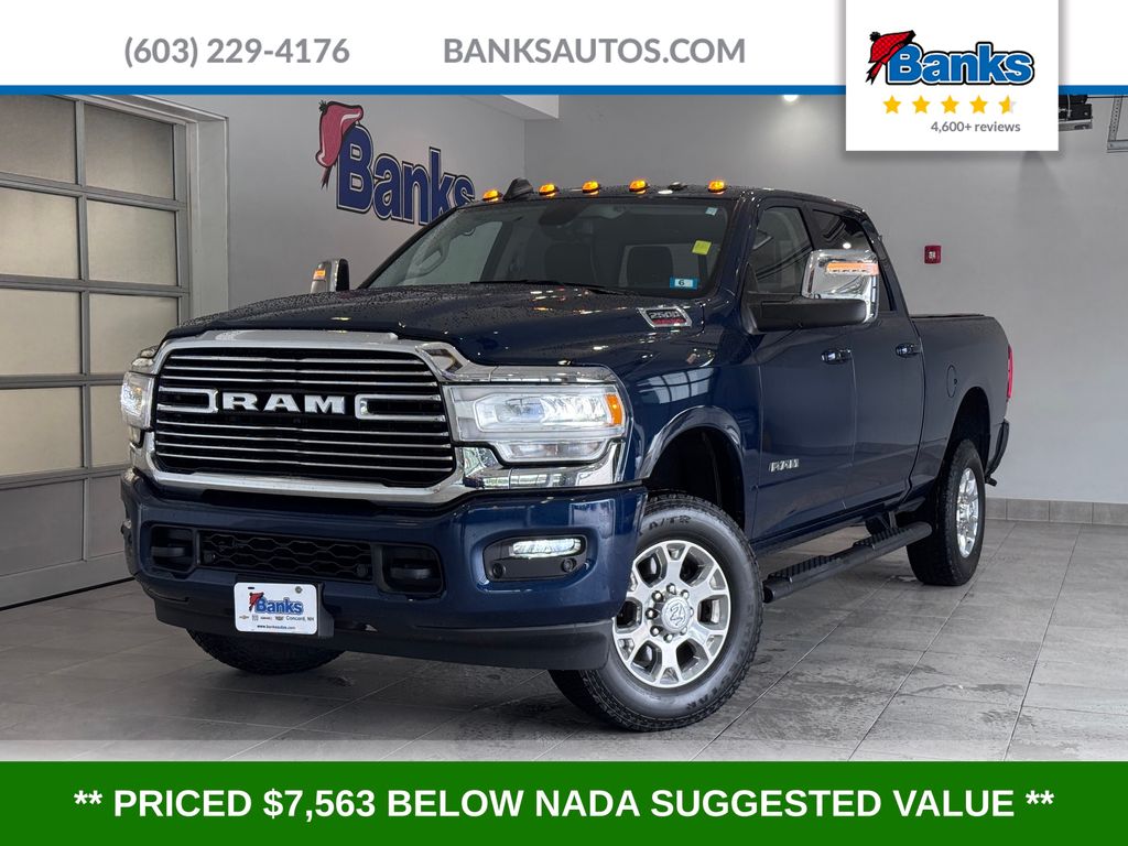 Patriot Blue Pearlcoat 2024 RAM 2500 Pickup Truck Four-Wheel Drive 8-Speed Automatic