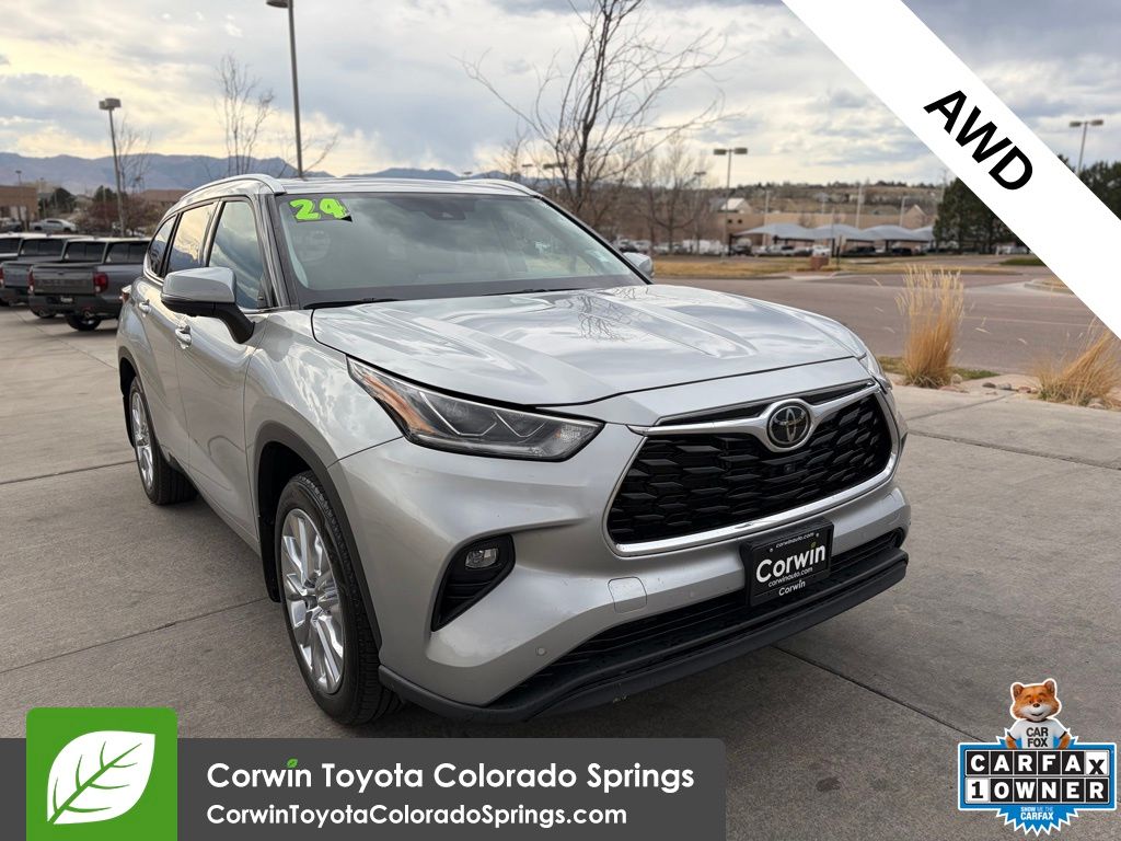 Celestial Silver Metallic 2024 Toyota Highlander Limited AWD SUV / Crossover All-Wheel Drive 8-Speed Automatic