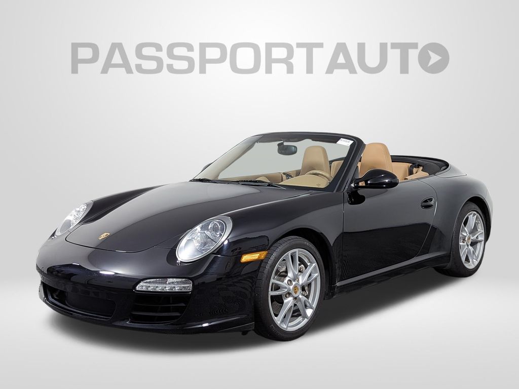 Black 2011 Porsche 911 Carrera Cabriolet RWD Convertible Rear-Wheel Drive
