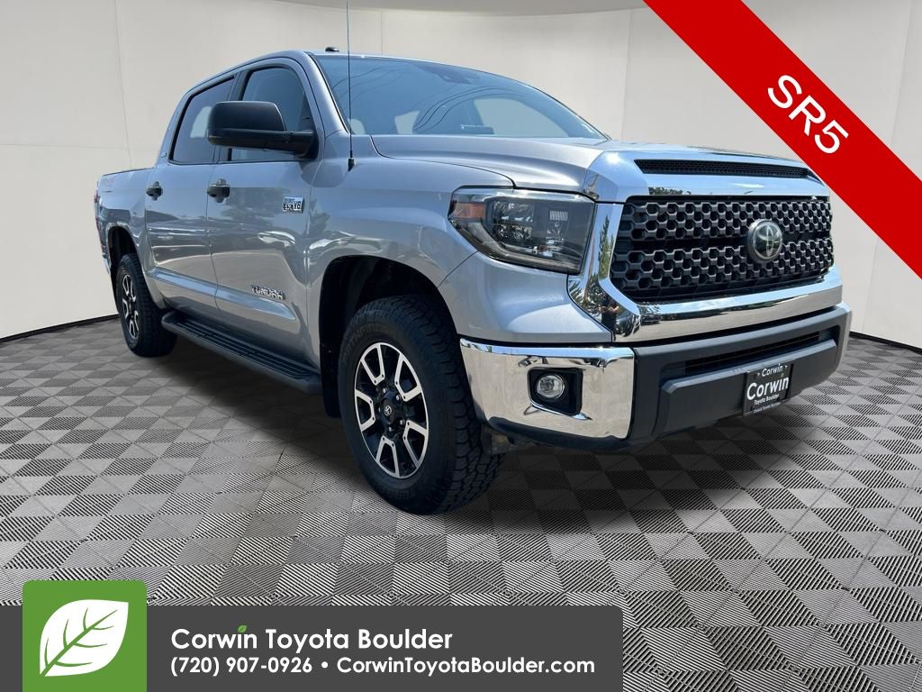 Silver Sky Metallic 2019 Toyota Tundra Pickup Truck Four-Wheel Drive 6-Speed Automatic