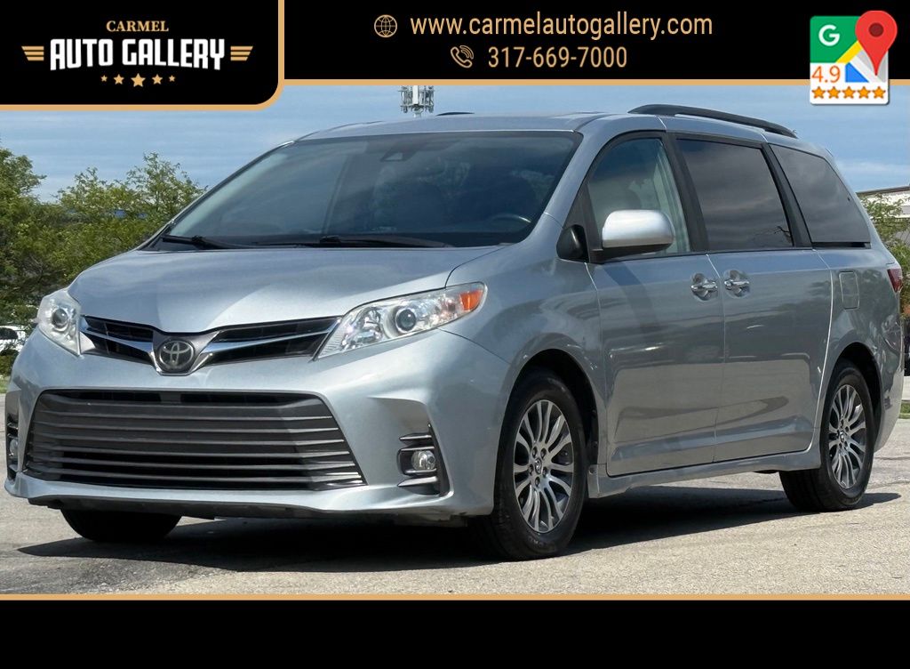 Celestial Silver Metallic 2019 Toyota Sienna XLE Premium 8-Passenger FWD Minivan Front-Wheel Drive 8-Speed Automatic