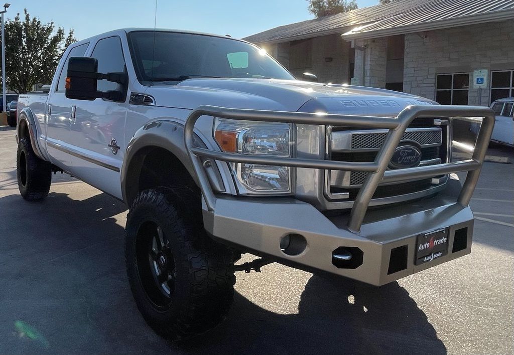 2015 Ford F-250SD Platinum White at Emmons Autoplex