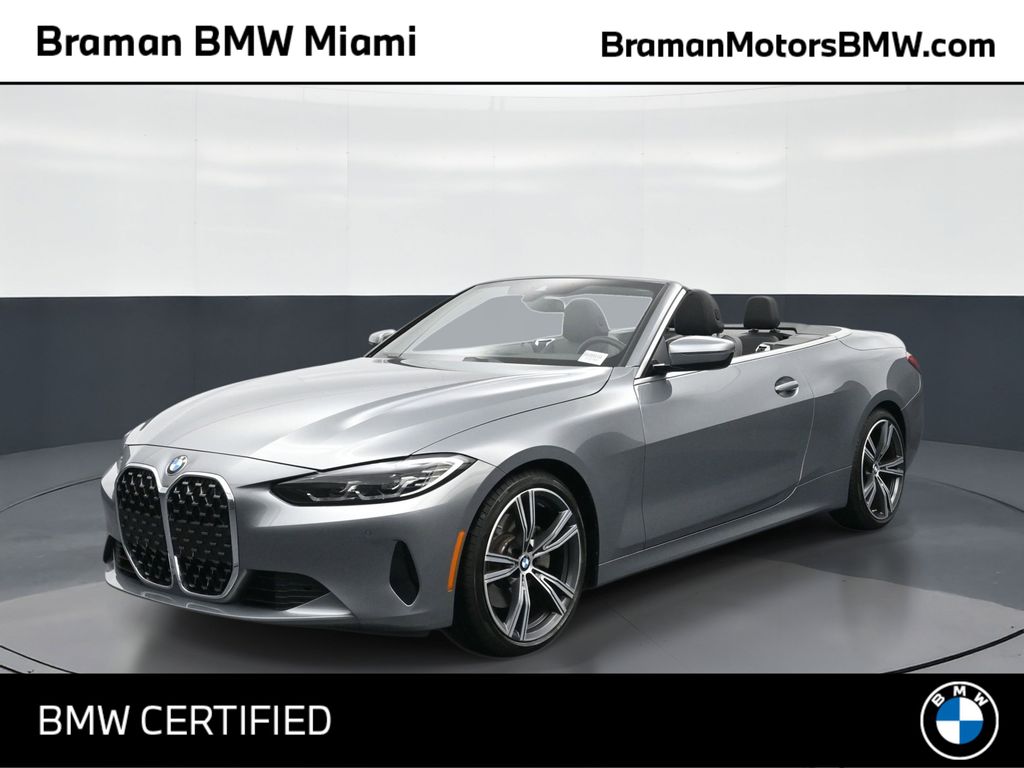 Skyscraper Gray Metallic 2024 BMW 4 Series 430i Convertible RWD Convertible Rear-Wheel Drive 8-Speed Automatic