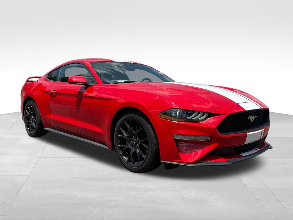 Red 2019 Ford Mustang Coupe Rear-Wheel Drive