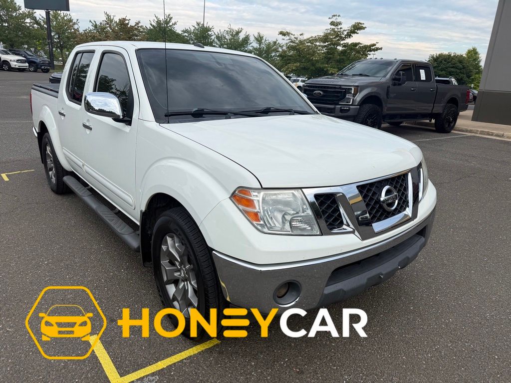 Glacier White 2019 Nissan Frontier Pickup Truck Four-Wheel Drive 5-Speed Automatic Overdrive