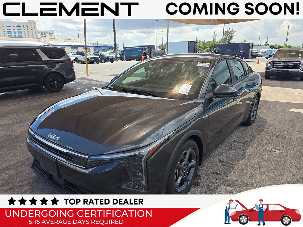 Interstellar Gray 2025 Kia K4 Sedan Front-Wheel Drive Continuously Variable Transmission