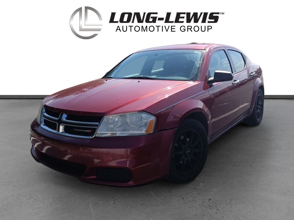 Deep Cherry Red Crystal Pearlcoat 2014 Dodge Avenger Sedan Front-Wheel Drive 4-Speed Automatic