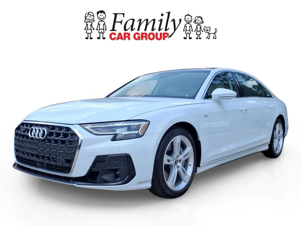 White 2026 Audi A8 Sedan All-Wheel Drive 8-Speed Automatic