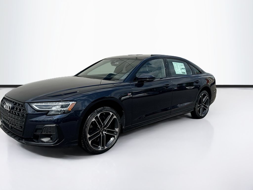 Blue 2026 Audi A8 L quattro 55 TFSI Sedan All-Wheel Drive 8-Speed Automatic