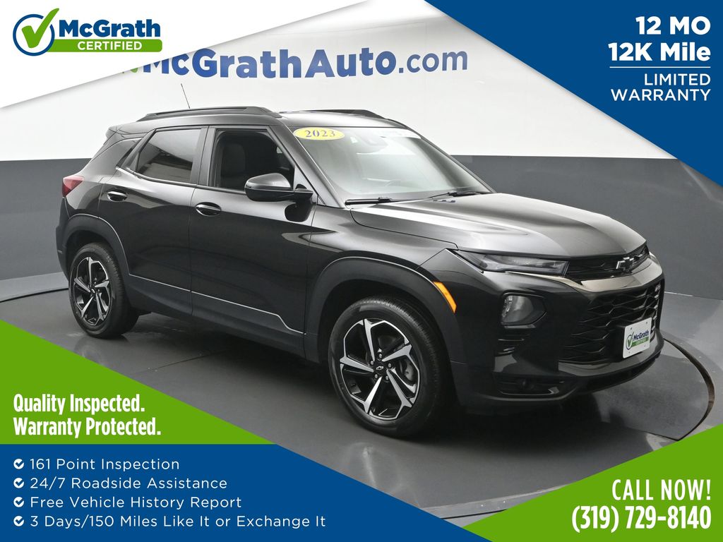 Mosaic Black Metallic 2023 Chevrolet Trailblazer SUV / Crossover Four-Wheel Drive 9-Speed Automatic