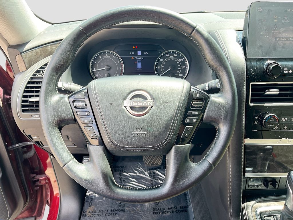 2021 Nissan Armada Platinum Red at Joe Myers Mazda Kia