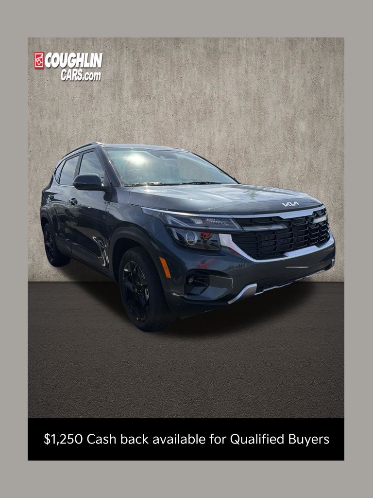 Gravity Gray 2026 Kia Seltos SUV / Crossover All-Wheel Drive Continuously Variable Transmission