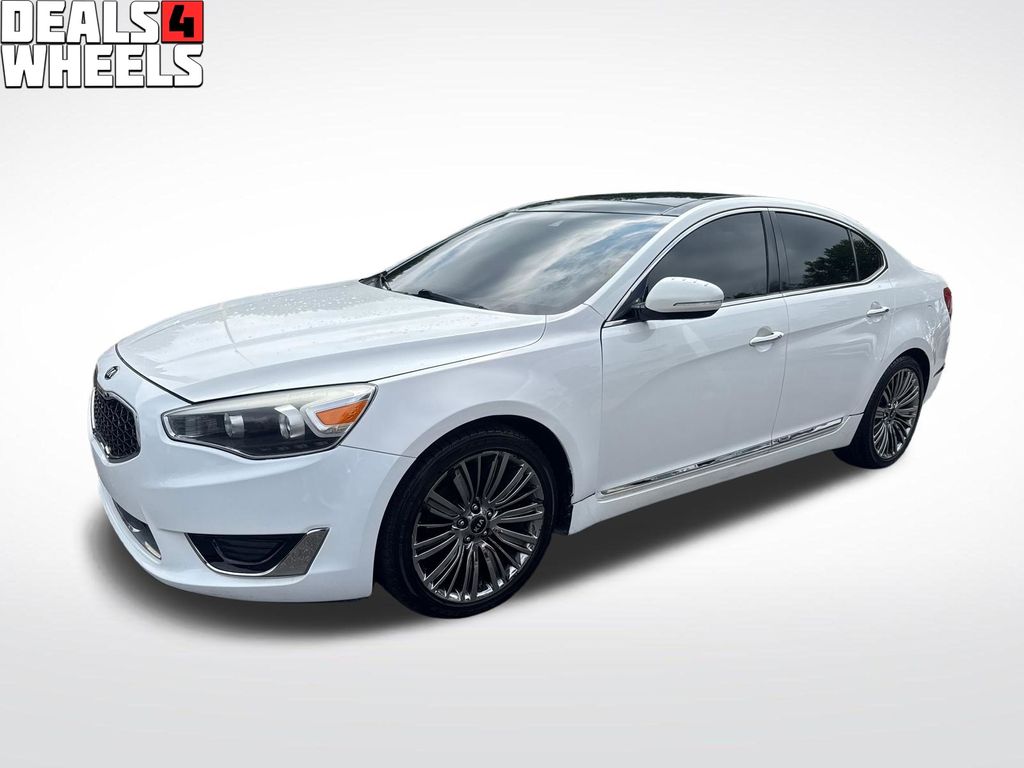 Snow White Pearl 2014 Kia Cadenza Sedan Front-Wheel Drive 6-Speed Automatic