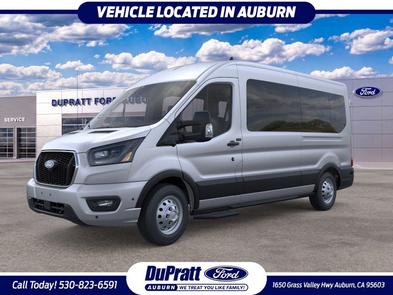 Ingot Silver 2026 Ford Transit Passenger Van All-Wheel Drive