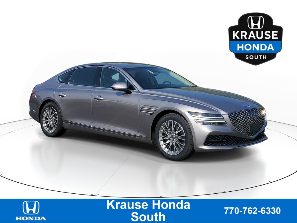 Savile Silver 2023 Genesis G80 Sedan Rear-Wheel Drive 8-Speed Automatic