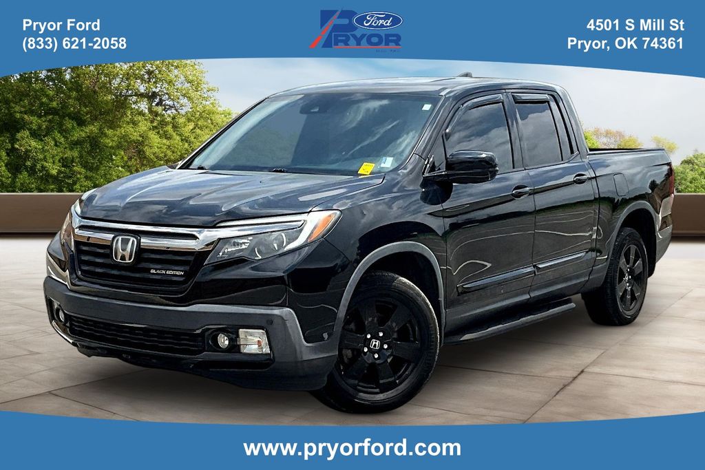 Black 2019 Honda Ridgeline Black Edition AWD Pickup Truck All-Wheel Drive 6-Speed Automatic