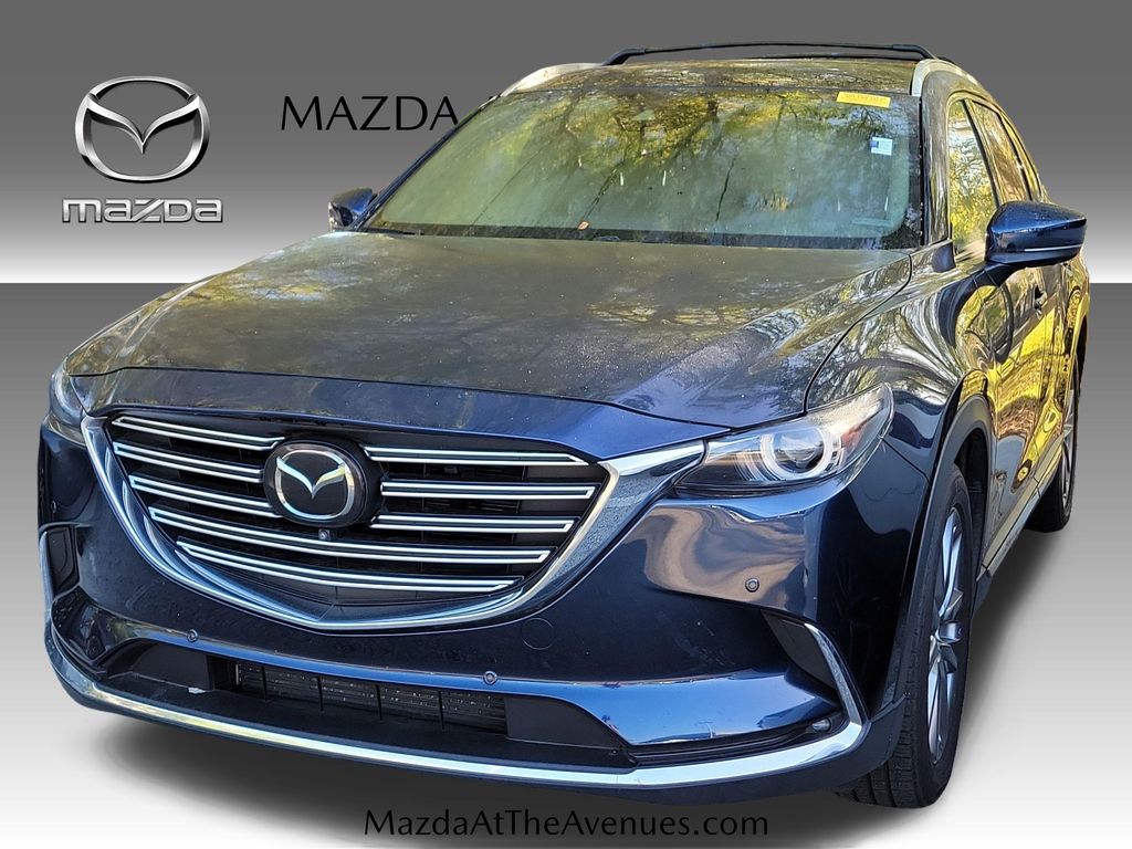 Deep Crystal Blue Mica 2021 Mazda CX-9 Grand Touring AWD SUV / Crossover All-Wheel Drive 6-Speed Automatic