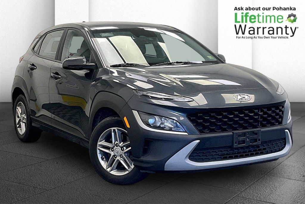 Thunder Gray 2022 Hyundai Kona SE AWD SUV / Crossover All-Wheel Drive Continuously Variable Transmission