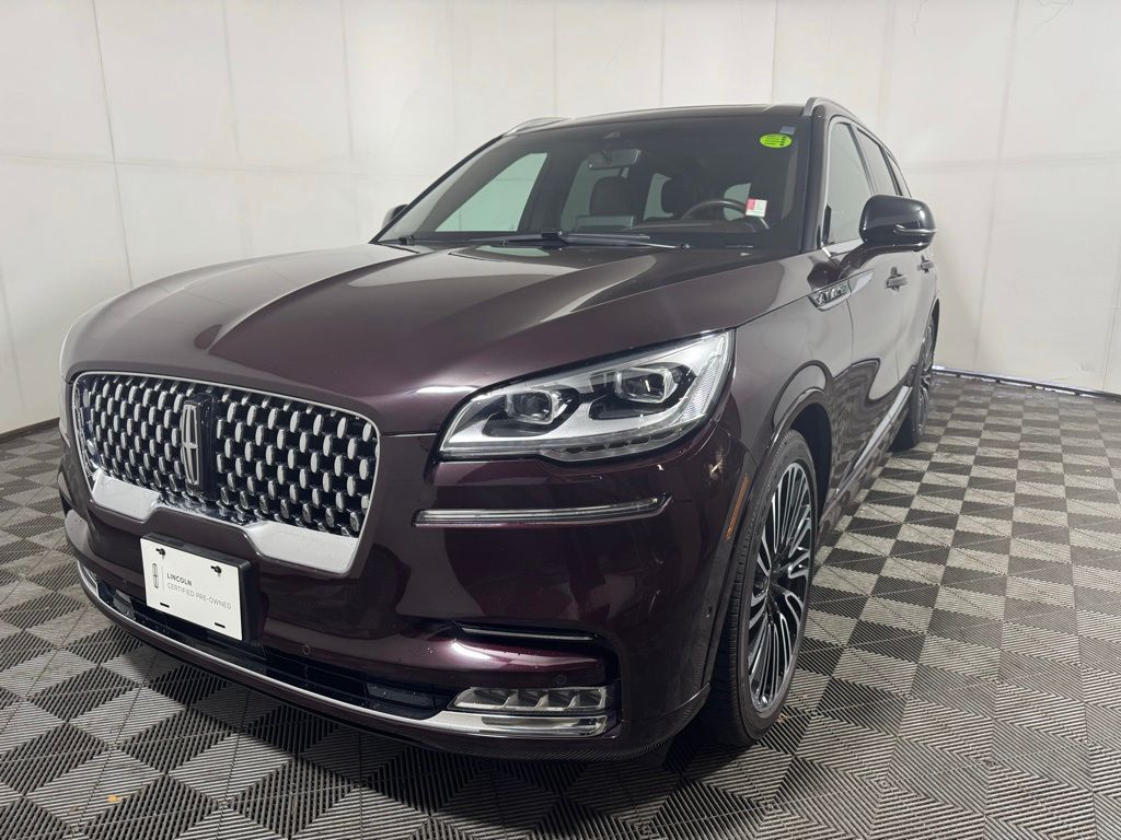 Red Metallic 2023 Lincoln Aviator SUV / Crossover All-Wheel Drive Automatic