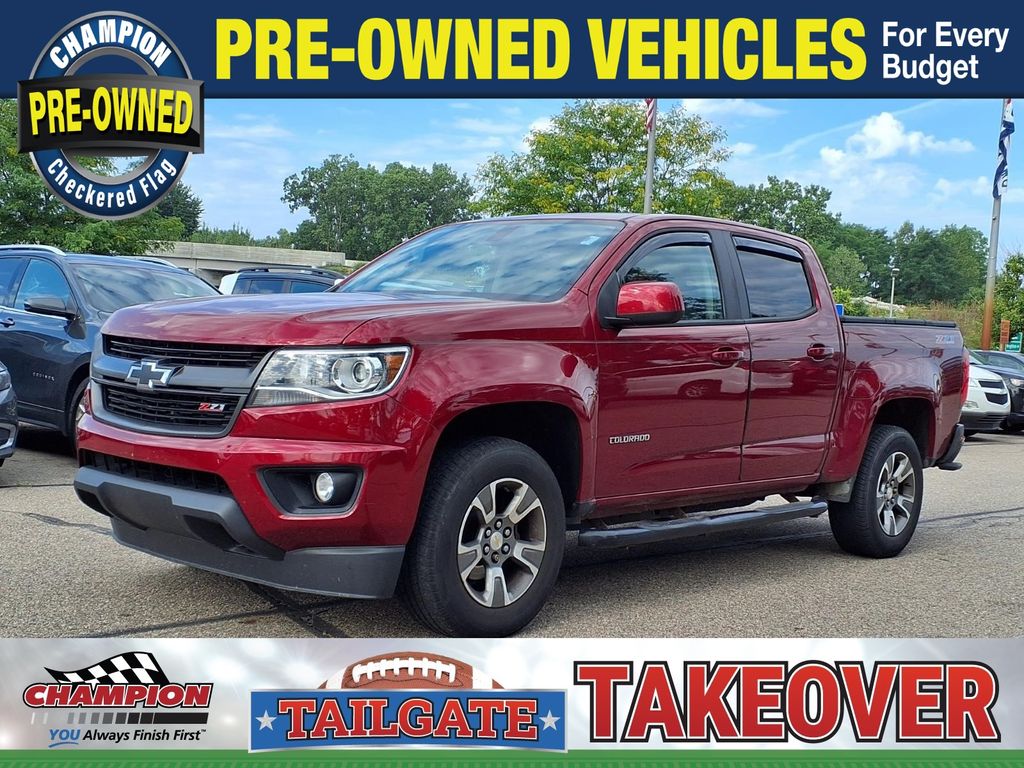 Red Tintcoat 2019 Chevrolet Colorado Pickup Truck Four-Wheel Drive 8-Speed Automatic