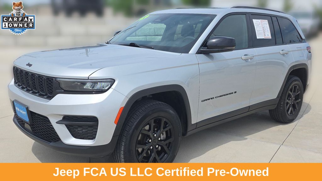 Silver Zynith 2025 Jeep Grand Cherokee SUV / Crossover Four-Wheel Drive 8-Speed Automatic