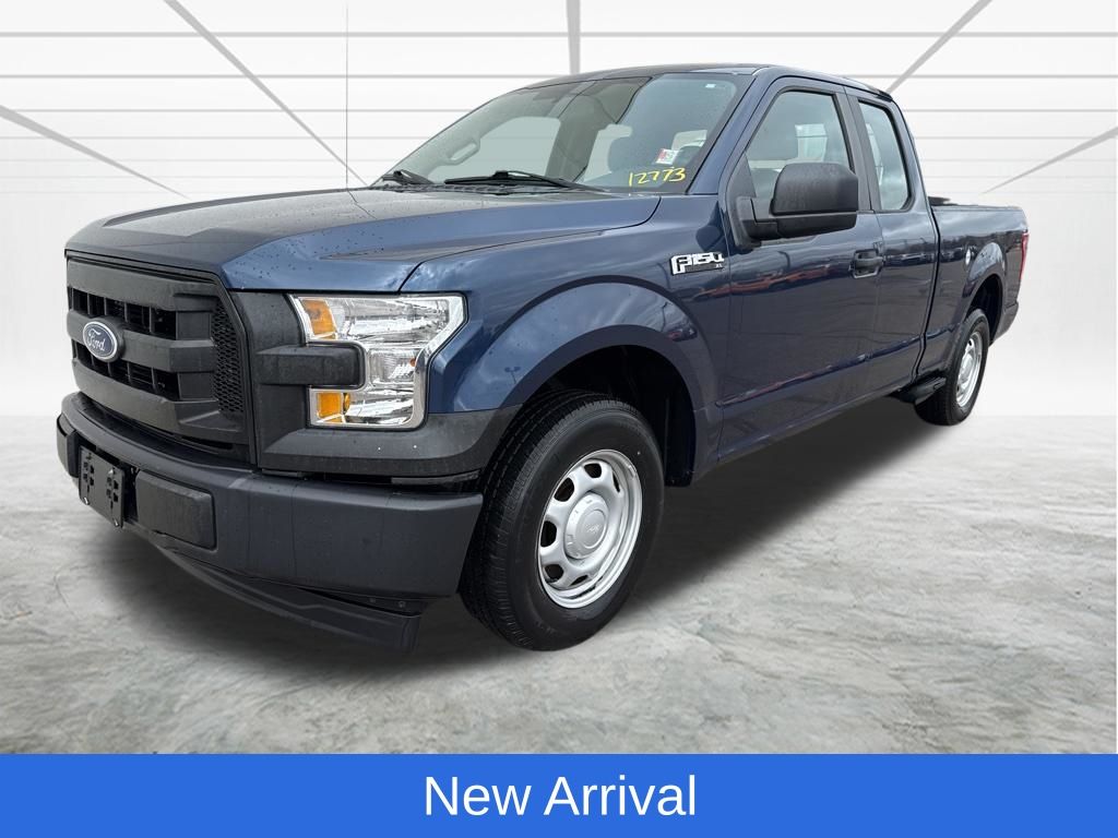 Blue 2017 Ford F-150 XL SuperCab Pickup Truck 4X2 6-Speed Automatic