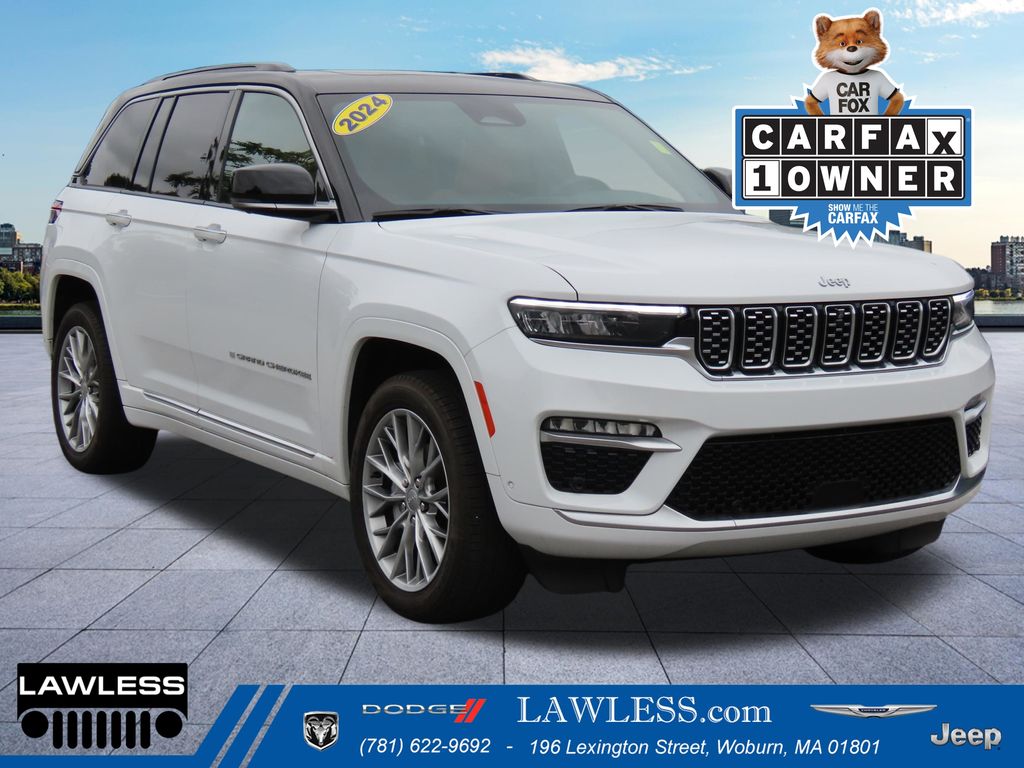 Bright White Clearcoat 2024 Jeep Grand Cherokee SUV / Crossover Four-Wheel Drive 8-Speed Automatic