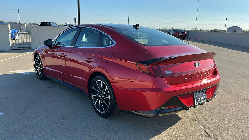 2021 Hyundai Sonata Limited Red at Parkway Family Mazda