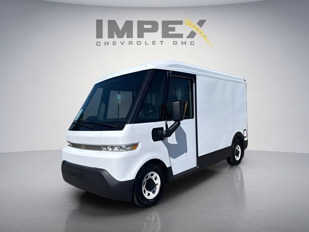 Oyster White 2025 Chevrolet BrightDrop   1-Speed Automatic