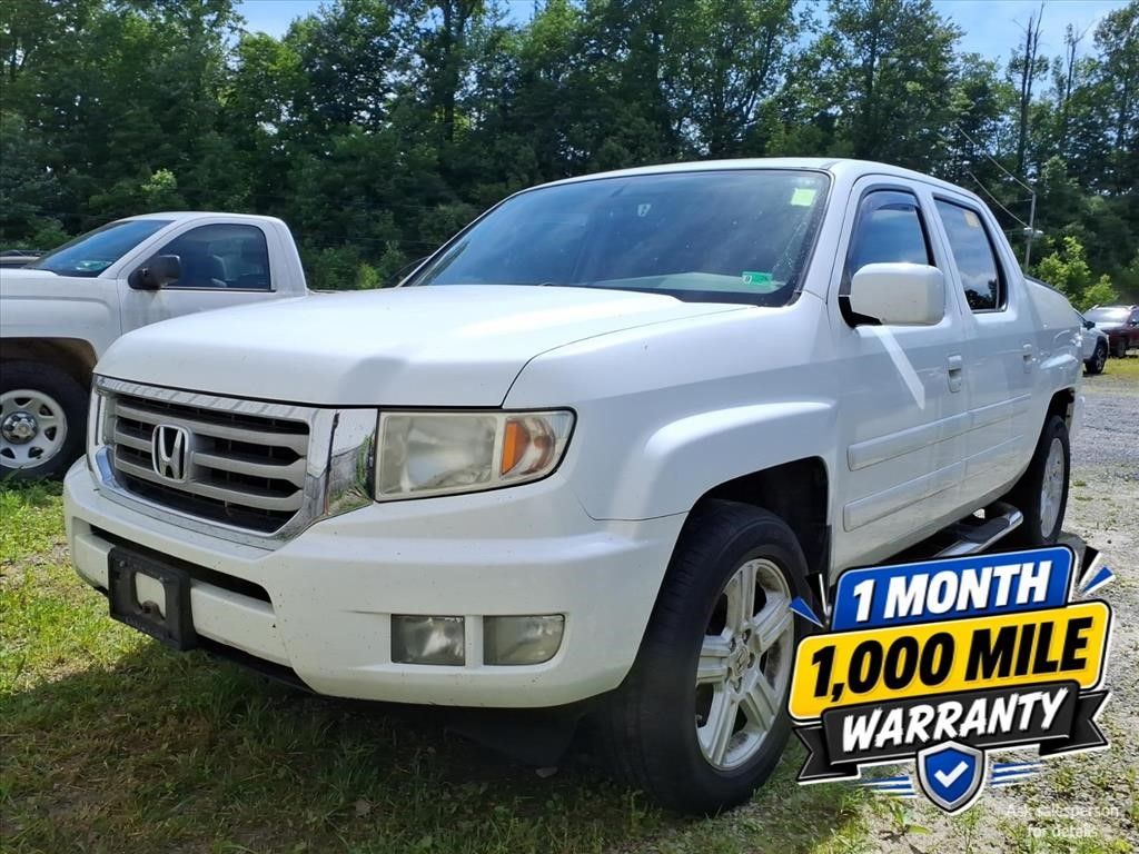 Taffeta White 2014 Honda Ridgeline RTL Pickup Truck Four-Wheel Drive 5-Speed Automatic