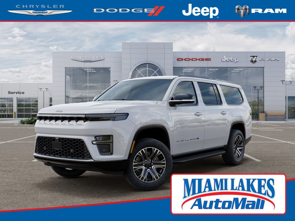 Bright White Clearcoat 2026 Jeep Grand Wagoneer L RWD SUV / Crossover 4X2 8-Speed Automatic