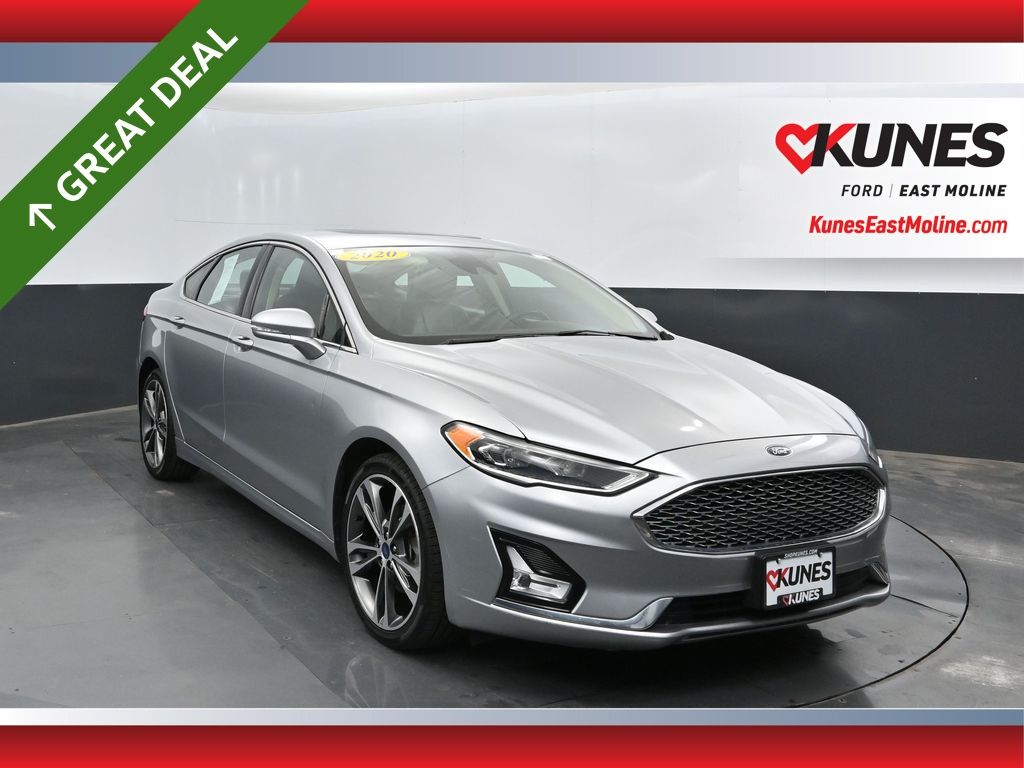 Silver Metallic 2020 Ford Fusion Sedan All-Wheel Drive 6-Speed Automatic