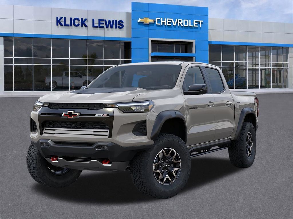 2026 Chevrolet Colorado ZR2 White at Klick Lewis Buick Chevrolet