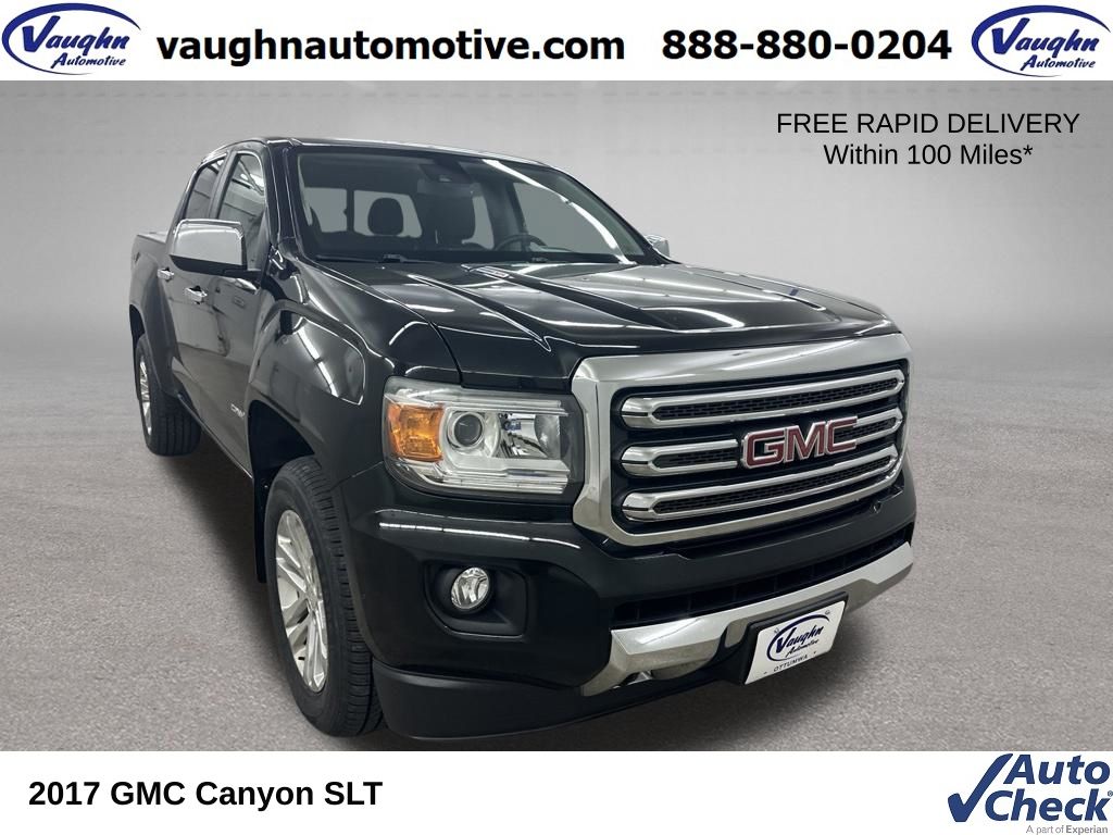 Onyx Black 2017 GMC Canyon Pickup Truck Four-Wheel Drive 6-Speed Automatic