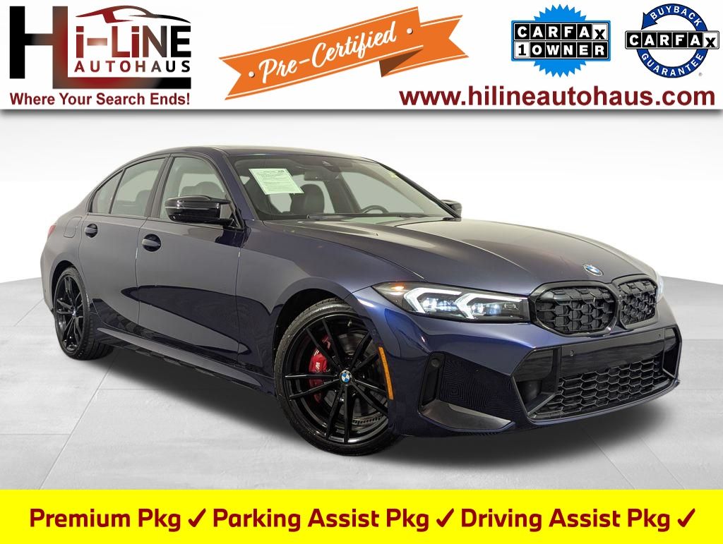 Tanzanite Blue II Metallic 2023 BMW 3 Series M340i RWD Sedan Rear-Wheel Drive 8-Speed Automatic