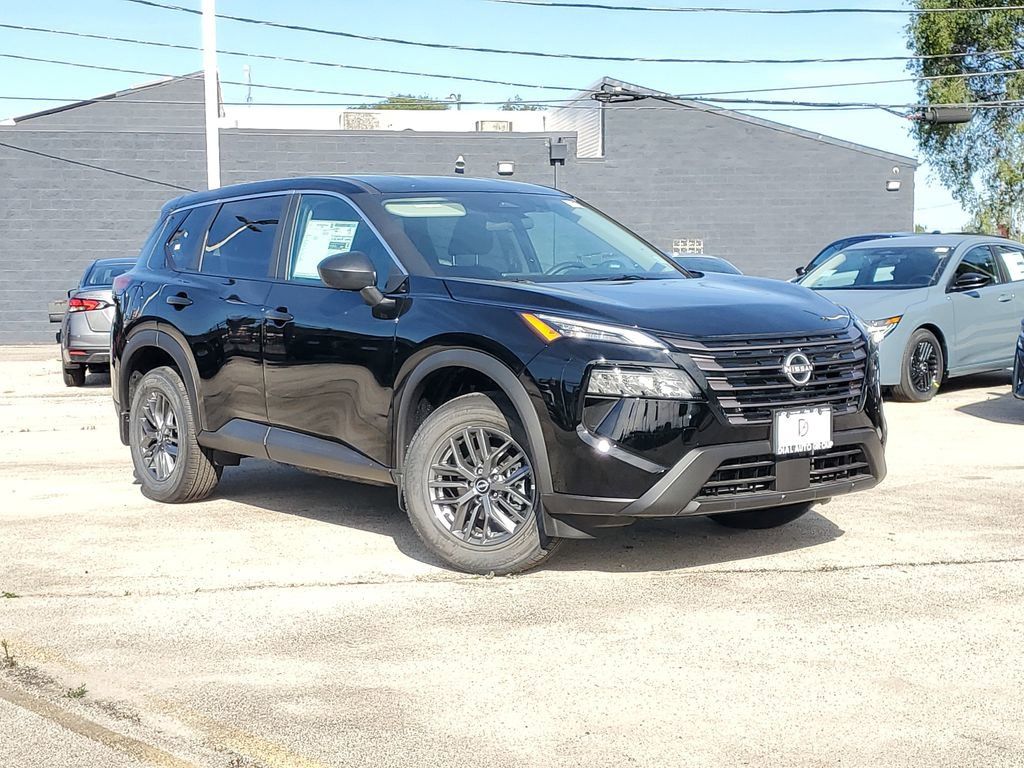 Super Black 2026 Nissan Rogue S FWD SUV / Crossover Front-Wheel Drive Continuously Variable Transmission