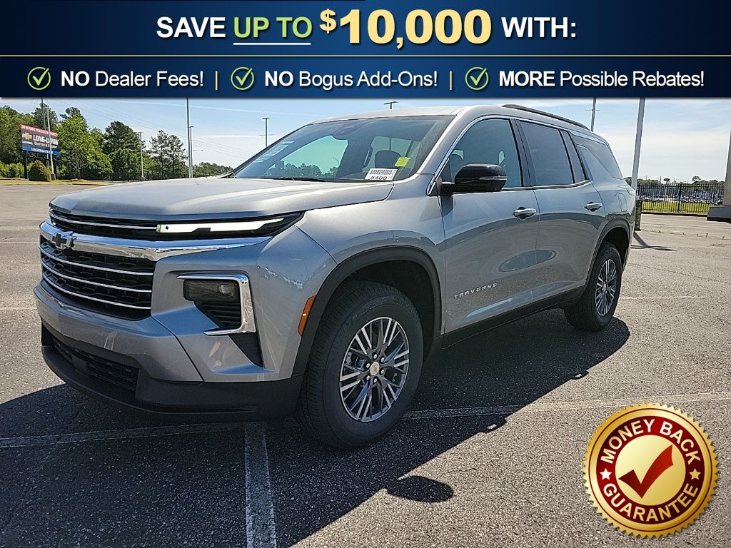 Sterling Gray Metallic 2026 Chevrolet Traverse LT FWD SUV / Crossover Front-Wheel Drive 8-Speed Automatic