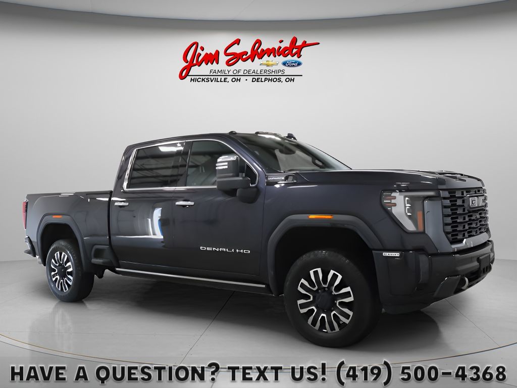 Titanium Rush Metallic 2024 GMC Sierra 2500HD Denali Ultimate Crew Cab 4WD Pickup Truck Four-Wheel Drive Automatic