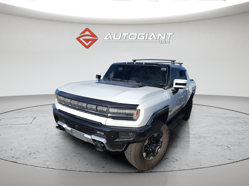 Interstellar White 2022 GMC Hummer EV Pickup Pickup Truck All-Wheel Drive 1-Speed Automatic