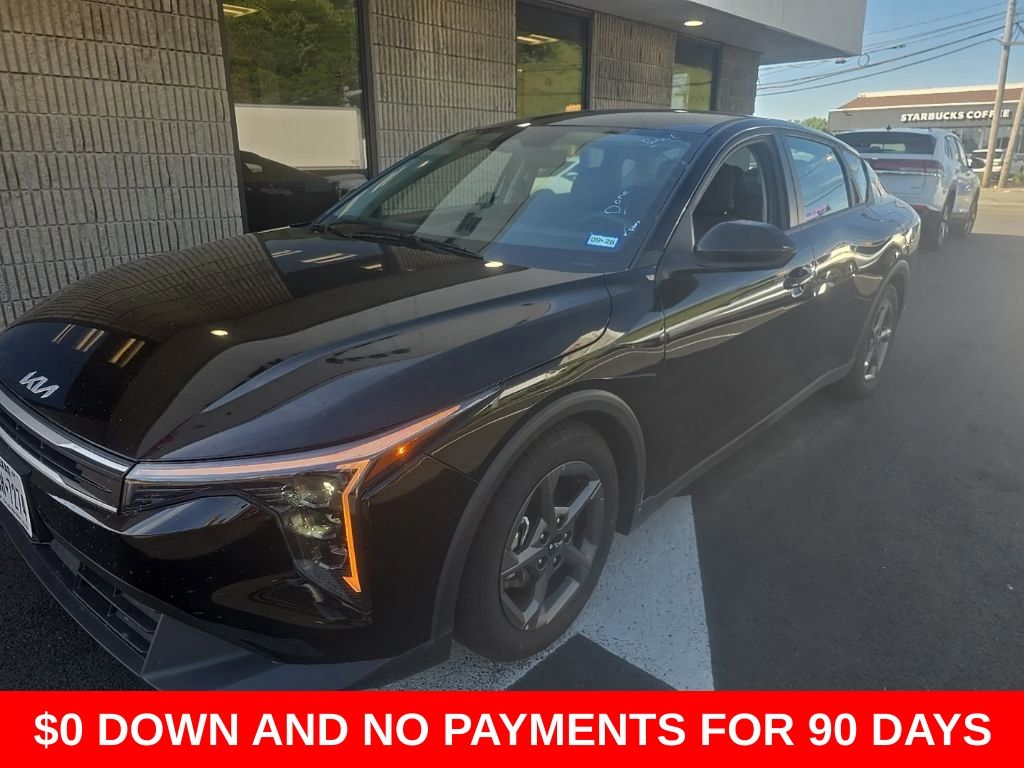 Aurora Black Pearl 2025 Kia K4 LXS FWD Sedan Front-Wheel Drive Continuously Variable Transmission