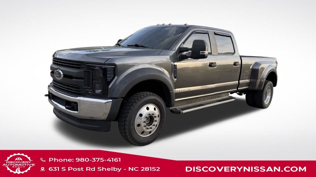 Gray (Magnetic Metallic) 2019 Ford F-450 Super Duty XL Crew Cab LB DRW 4WD Pickup Truck Four-Wheel Drive 6-Speed Automatic